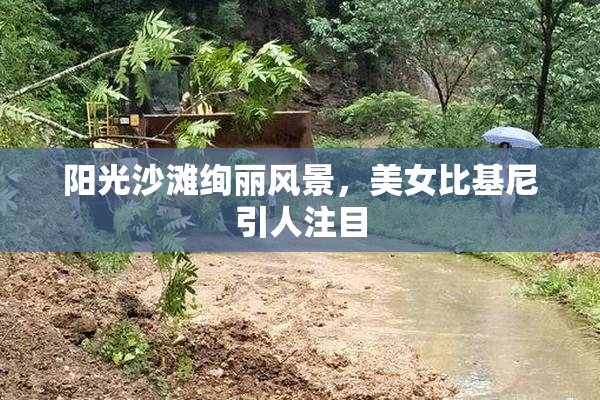 阳光沙滩绚丽风景，美女比基尼引人注目