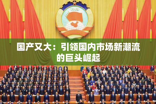 国产又大：引领国内市场新潮流的巨头崛起