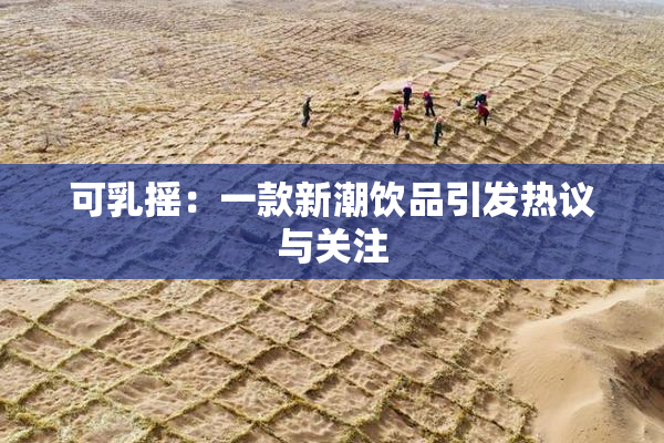 可乳摇：一款新潮饮品引发热议与关注