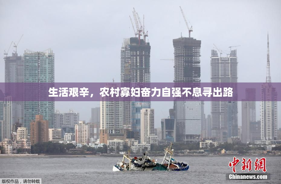 生活艰辛，农村寡妇奋力自强不息寻出路