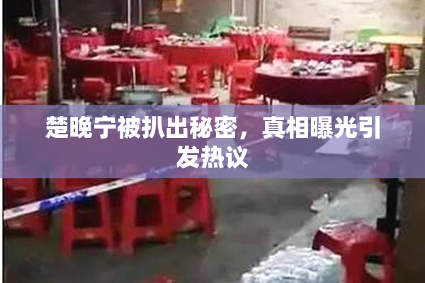 楚晚宁被扒出秘密，真相曝光引发热议