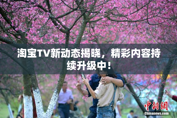 淘宝TV新动态揭晓，精彩内容持续升级中！