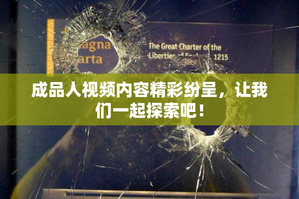 成品人视频内容精彩纷呈，让我们一起探索吧！