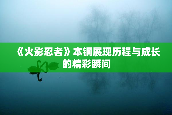 《火影忍者》本钢展现历程与成长的精彩瞬间