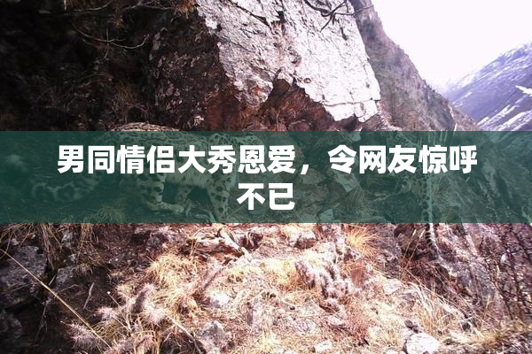 男同情侣大秀恩爱，令网友惊呼不已
