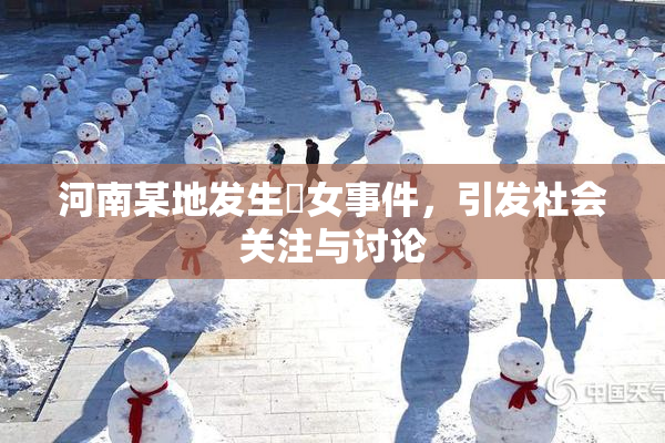 河南某地发生婬女事件，引发社会关注与讨论