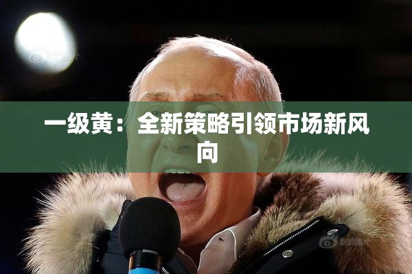 一级黄：全新策略引领市场新风向