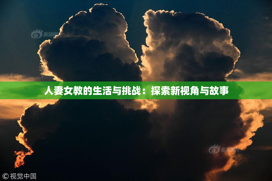 人妻女教的生活与挑战：探索新视角与故事