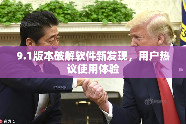 9.1版本破解软件新发现，用户热议使用体验