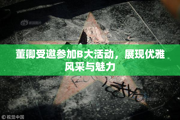 董卿受邀参加B大活动，展现优雅风采与魅力