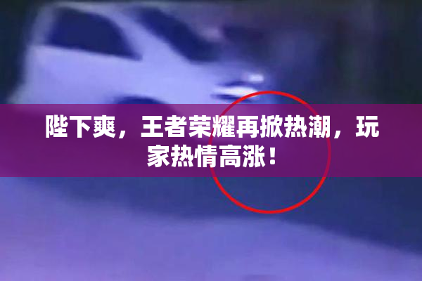 陛下爽，王者荣耀再掀热潮，玩家热情高涨！