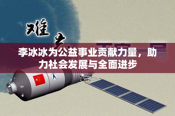李冰冰为公益事业贡献力量，助力社会发展与全面进步