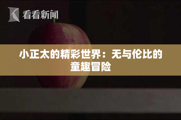 小正太的精彩世界：无与伦比的童趣冒险