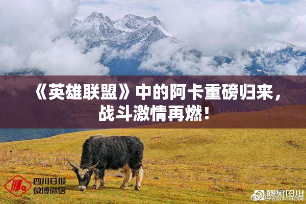 《英雄联盟》中的阿卡重磅归来，战斗激情再燃！