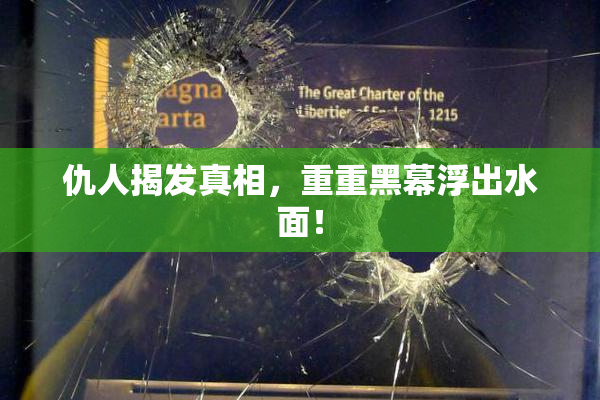仇人揭发真相，重重黑幕浮出水面！