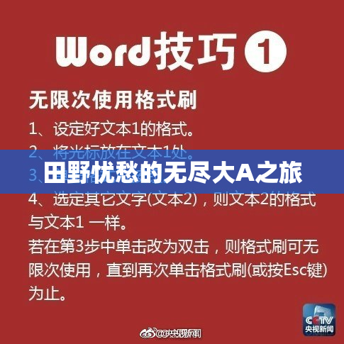 田野忧愁的无尽大A之旅