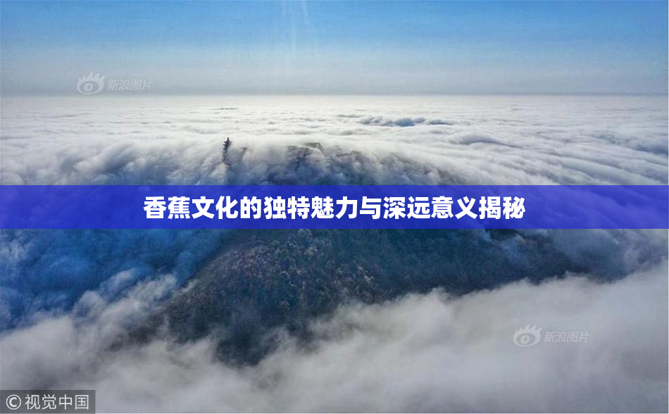 香蕉文化的独特魅力与深远意义揭秘