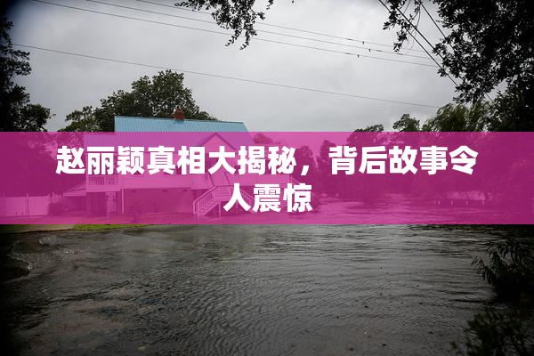 赵丽颖真相大揭秘，背后故事令人震惊