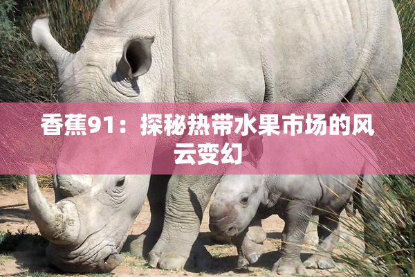香蕉91：探秘热带水果市场的风云变幻