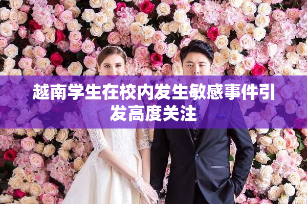 越南学生在校内发生敏感事件引发高度关注