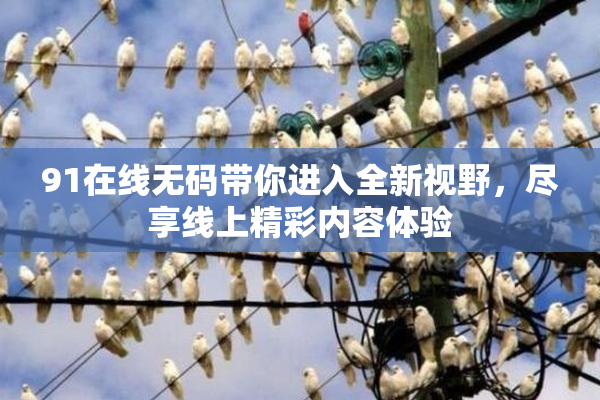 91在线无码带你进入全新视野，尽享线上精彩内容体验