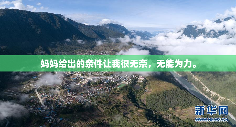 妈妈给出的条件让我很无奈，无能为力。