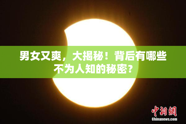 男女又爽，大揭秘！背后有哪些不为人知的秘密？