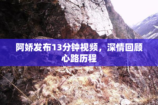 阿娇发布13分钟视频，深情回顾心路历程