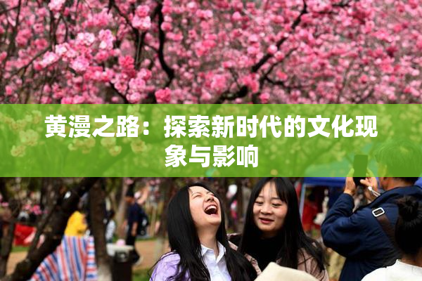 黄漫之路：探索新时代的文化现象与影响
