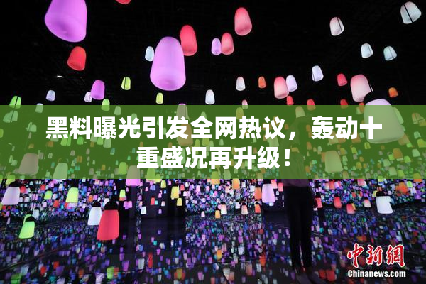 黑料曝光引发全网热议，轰动十重盛况再升级！
