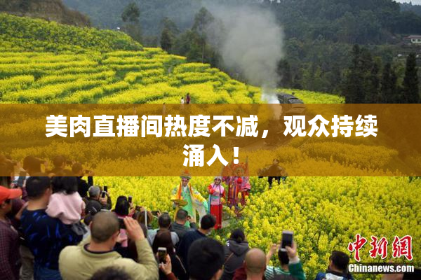 美肉直播间热度不减，观众持续涌入！