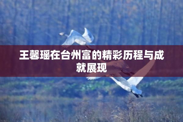 王馨瑶在台州富的精彩历程与成就展现