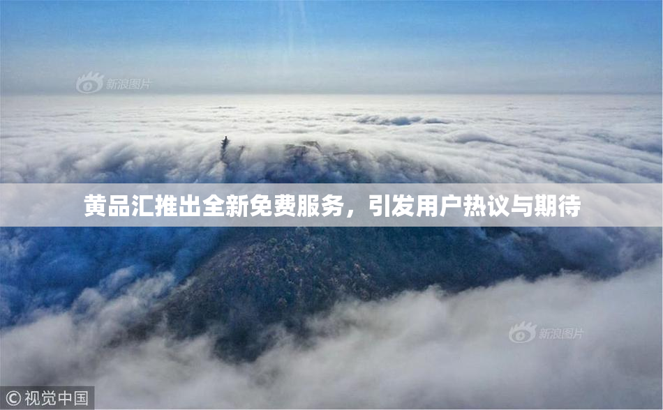 黄品汇推出全新免费服务，引发用户热议与期待