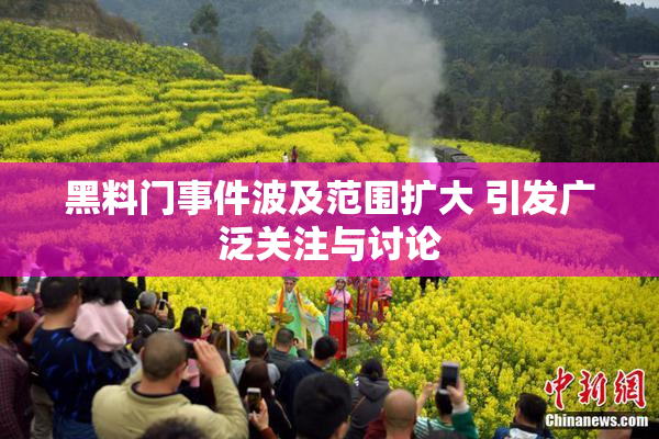 黑料门事件波及范围扩大 引发广泛关注与讨论