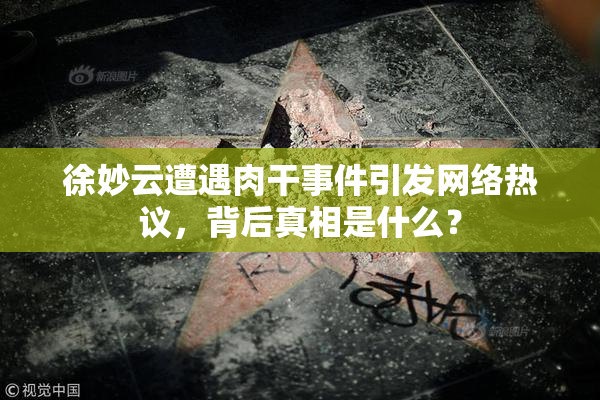 徐妙云遭遇肉干事件引发网络热议，背后真相是什么？