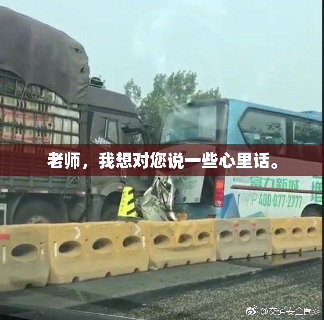 老师，我想对您说一些心里话。