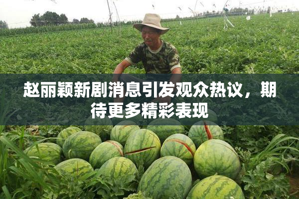 赵丽颖新剧消息引发观众热议，期待更多精彩表现