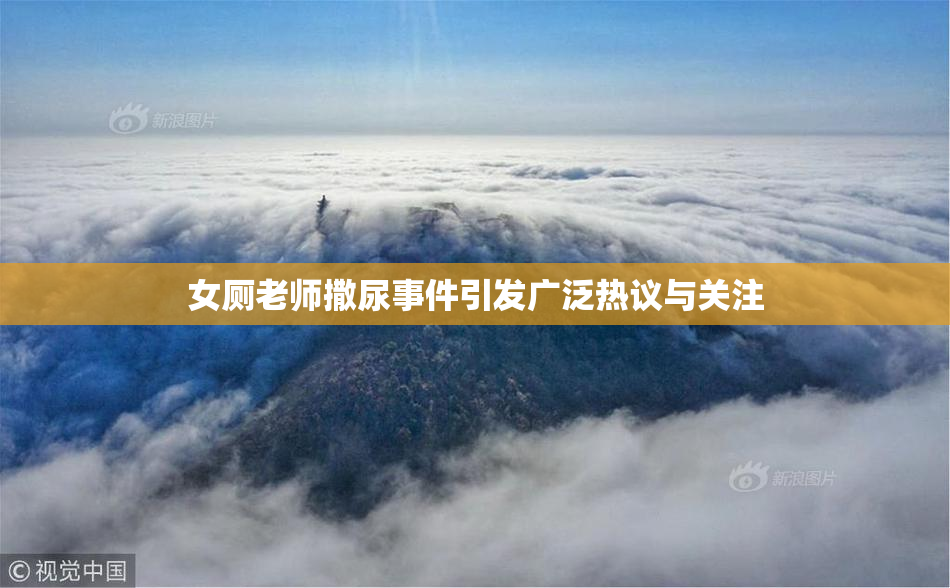 女厕老师撒尿事件引发广泛热议与关注