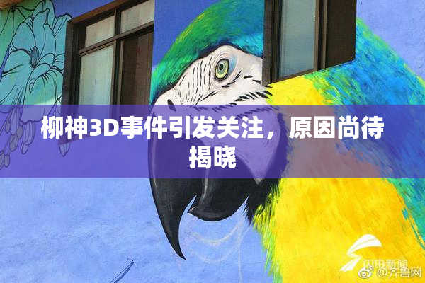 柳神3D事件引发关注，原因尚待揭晓