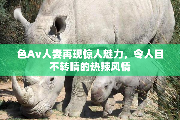 色Av人妻再现惊人魅力，令人目不转睛的热辣风情