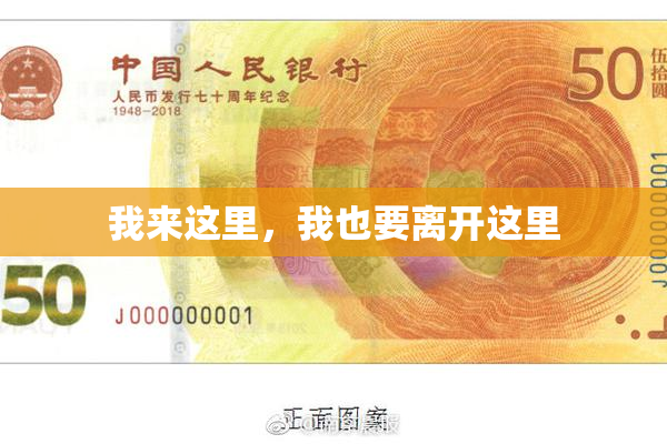 我来这里，我也要离开这里