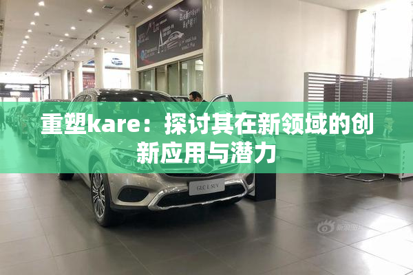 重塑kare：探讨其在新领域的创新应用与潜力