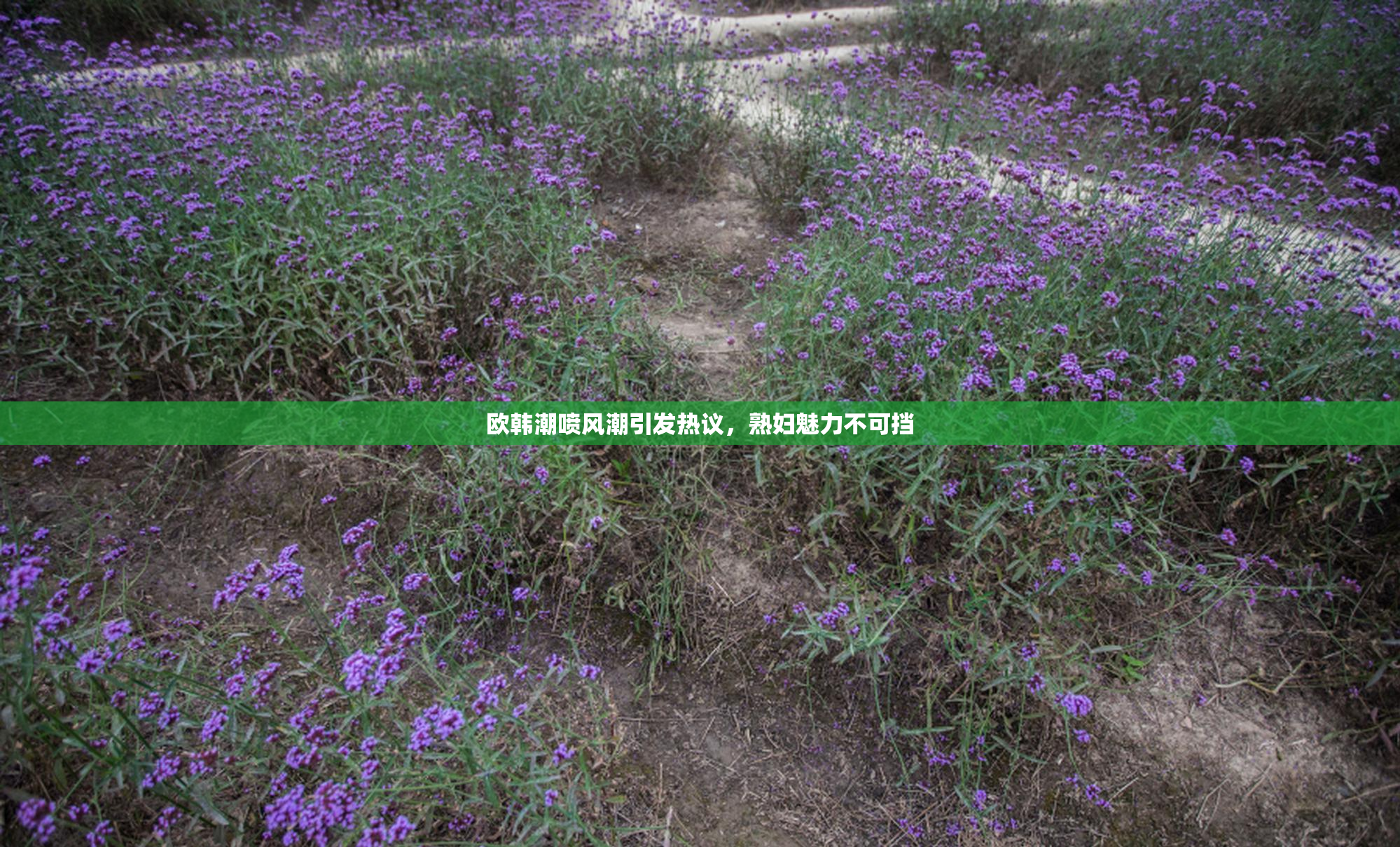 欧韩潮喷风潮引发热议，熟妇魅力不可挡