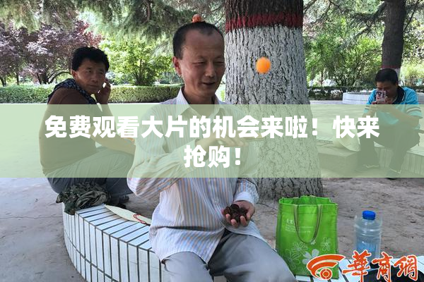 免费观看大片的机会来啦！快来抢购！