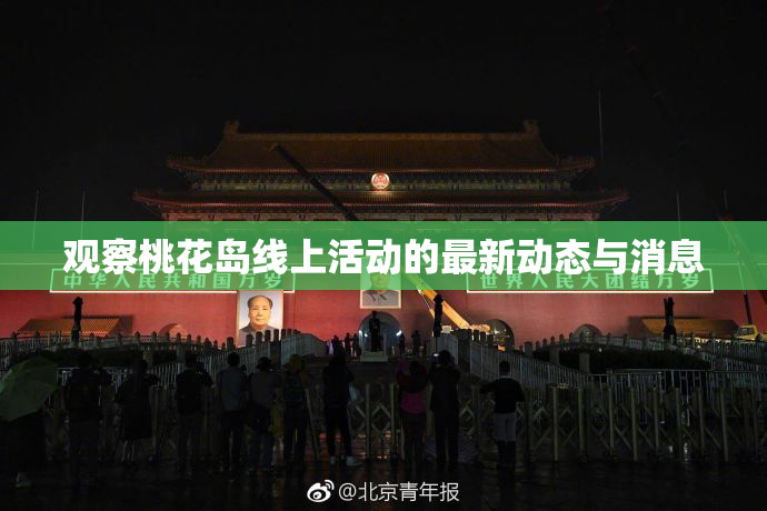 观察桃花岛线上活动的最新动态与消息