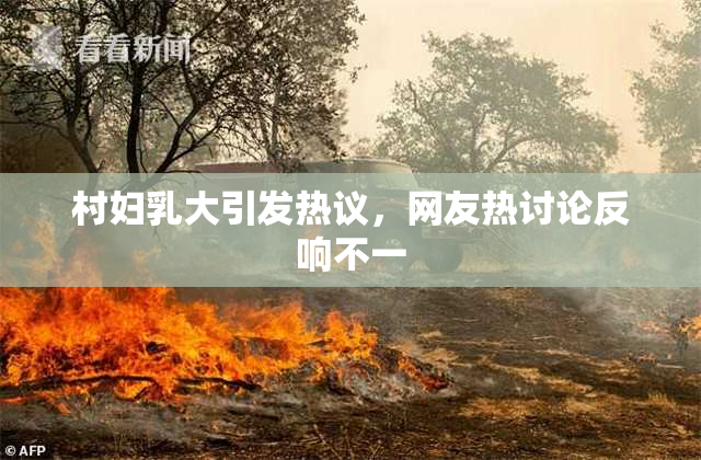 村妇乳大引发热议，网友热讨论反响不一
