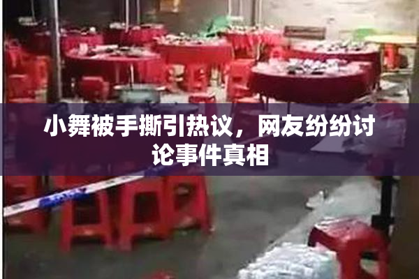 小舞被手撕引热议，网友纷纷讨论事件真相