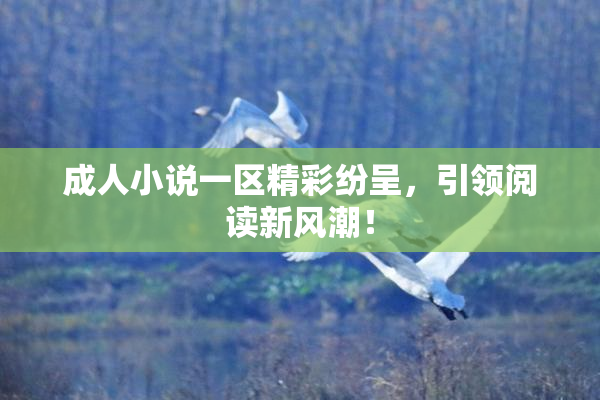 成人小说一区精彩纷呈，引领阅读新风潮！