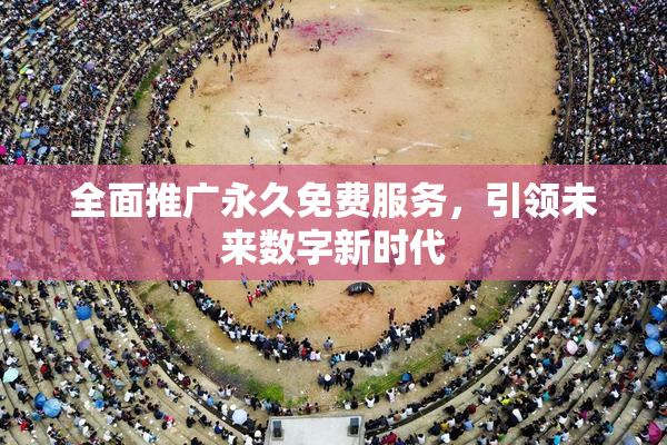 全面推广永久免费服务，引领未来数字新时代