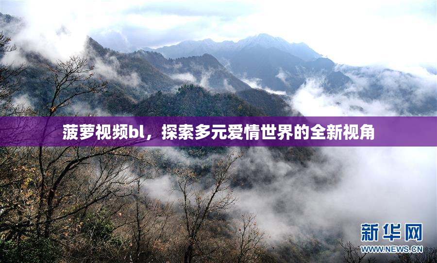 菠萝视频bl，探索多元爱情世界的全新视角